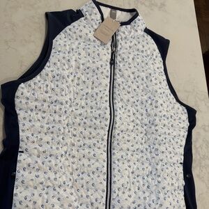 Peter Millar NWT Paisley Womens Golf Vest XL